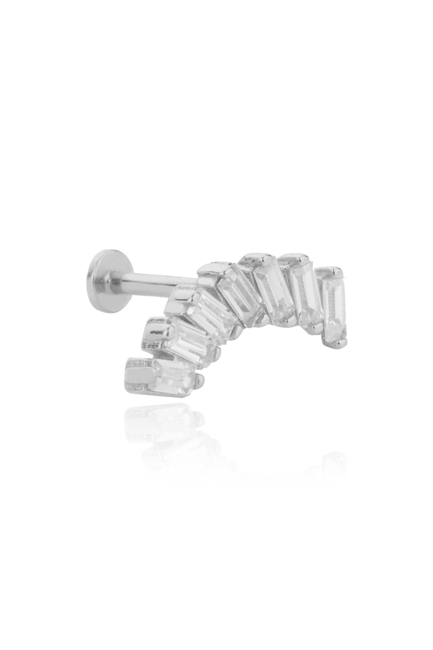 Yedi Baget Yay Tragus 14 Ayar Altın Piercing