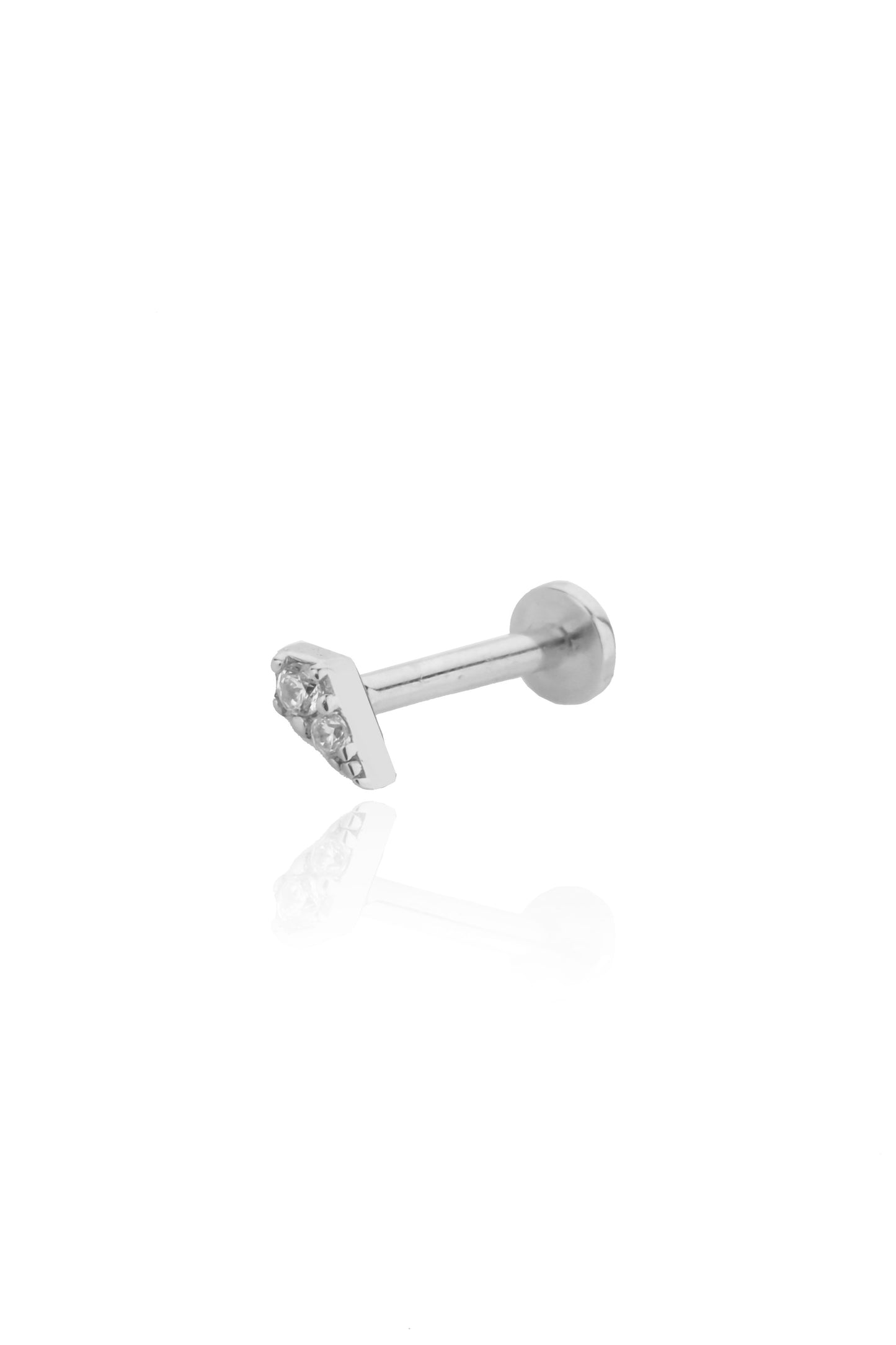 Trapez Tragus 14 Ayar Altın Piercing
