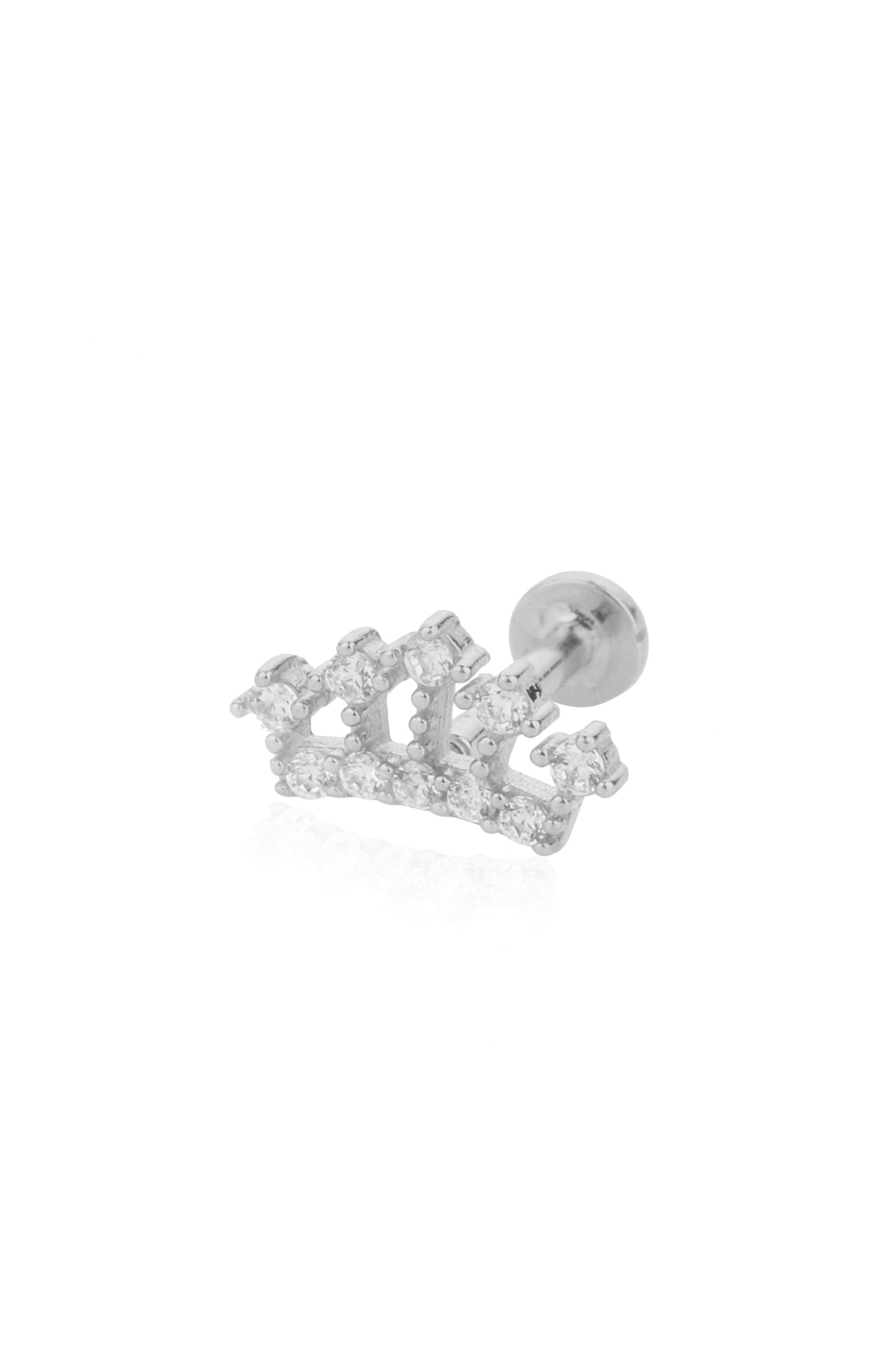 Kraliçe Tragus 14 Ayar Altın Piercing