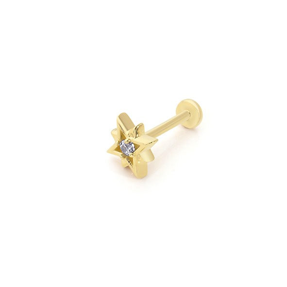 Kuzeyyıldızı Tragus 14 Ayar Altın Piercing
