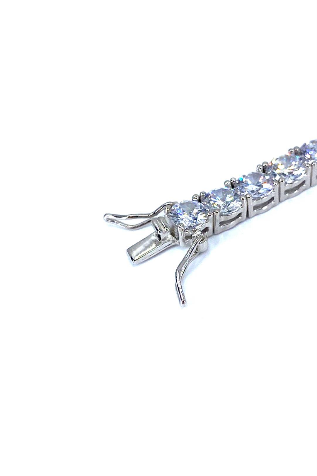 4 Mm Gümüş Suyolu Bileklik