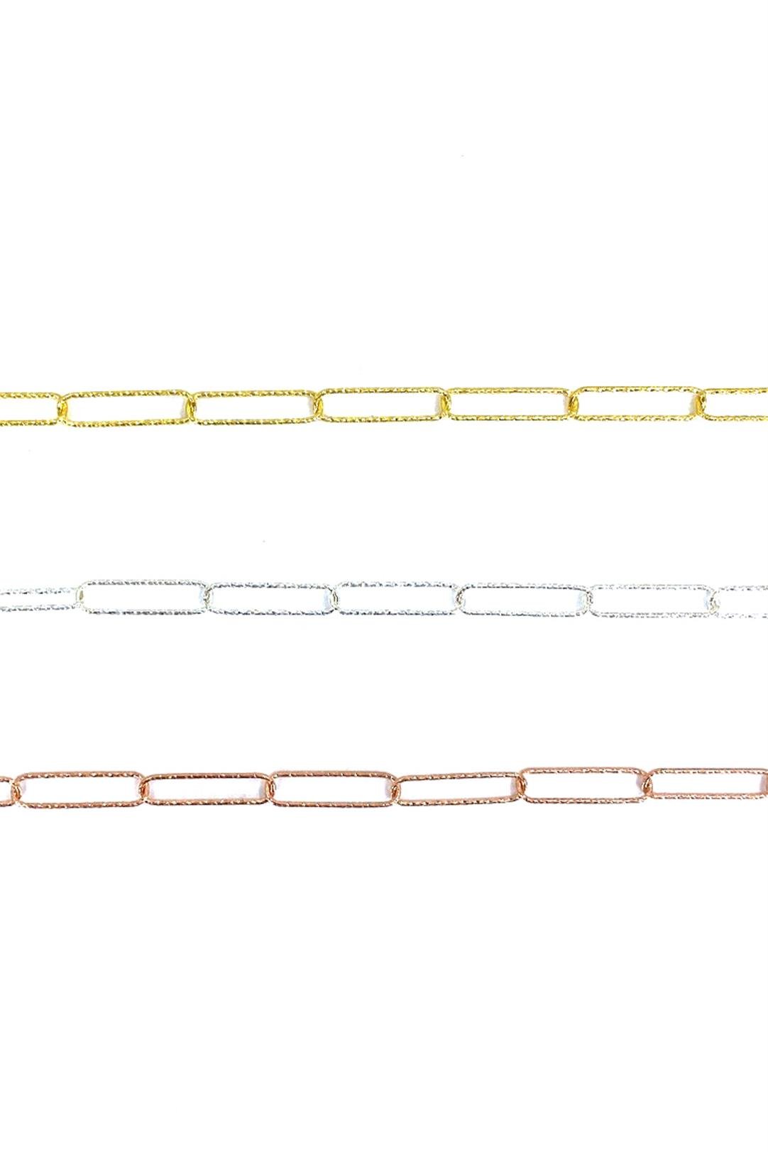 15 Mm Dövme Geo Zincir Kolye 60 Cm
