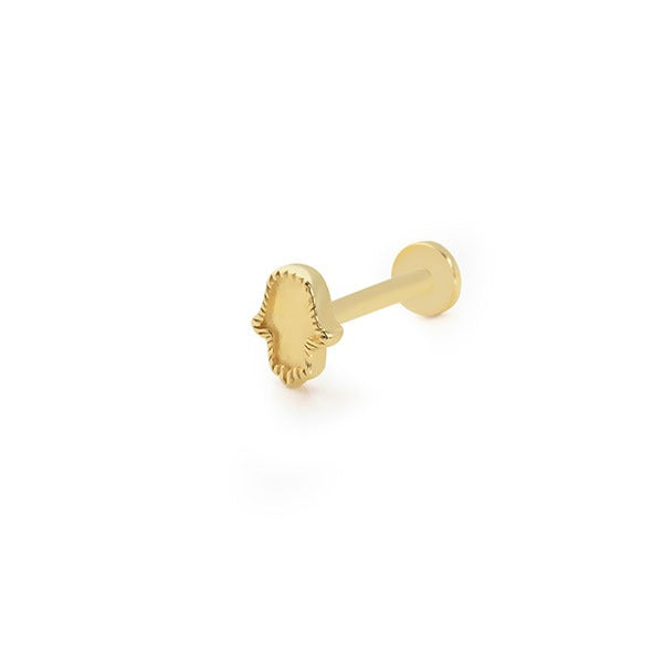 Mini Taşsız Bereket 14 Ayar Altın Piercing