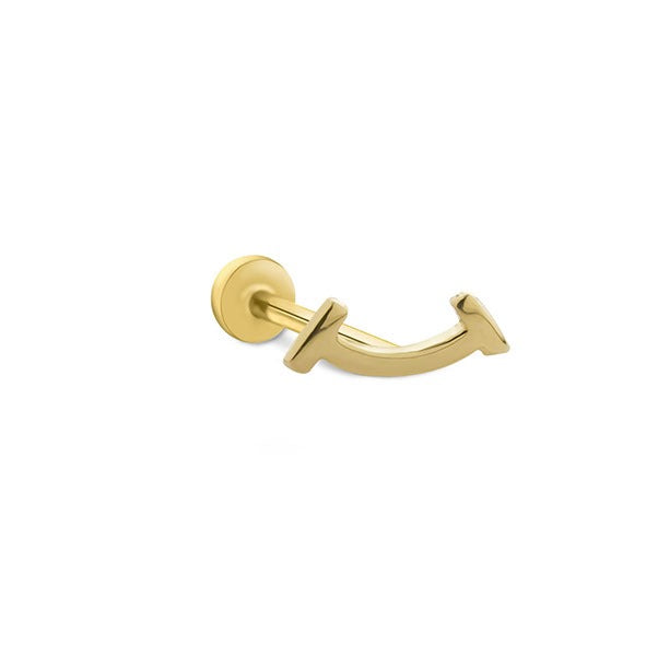 Taşsız Smile 14 Ayar Altın Piercing