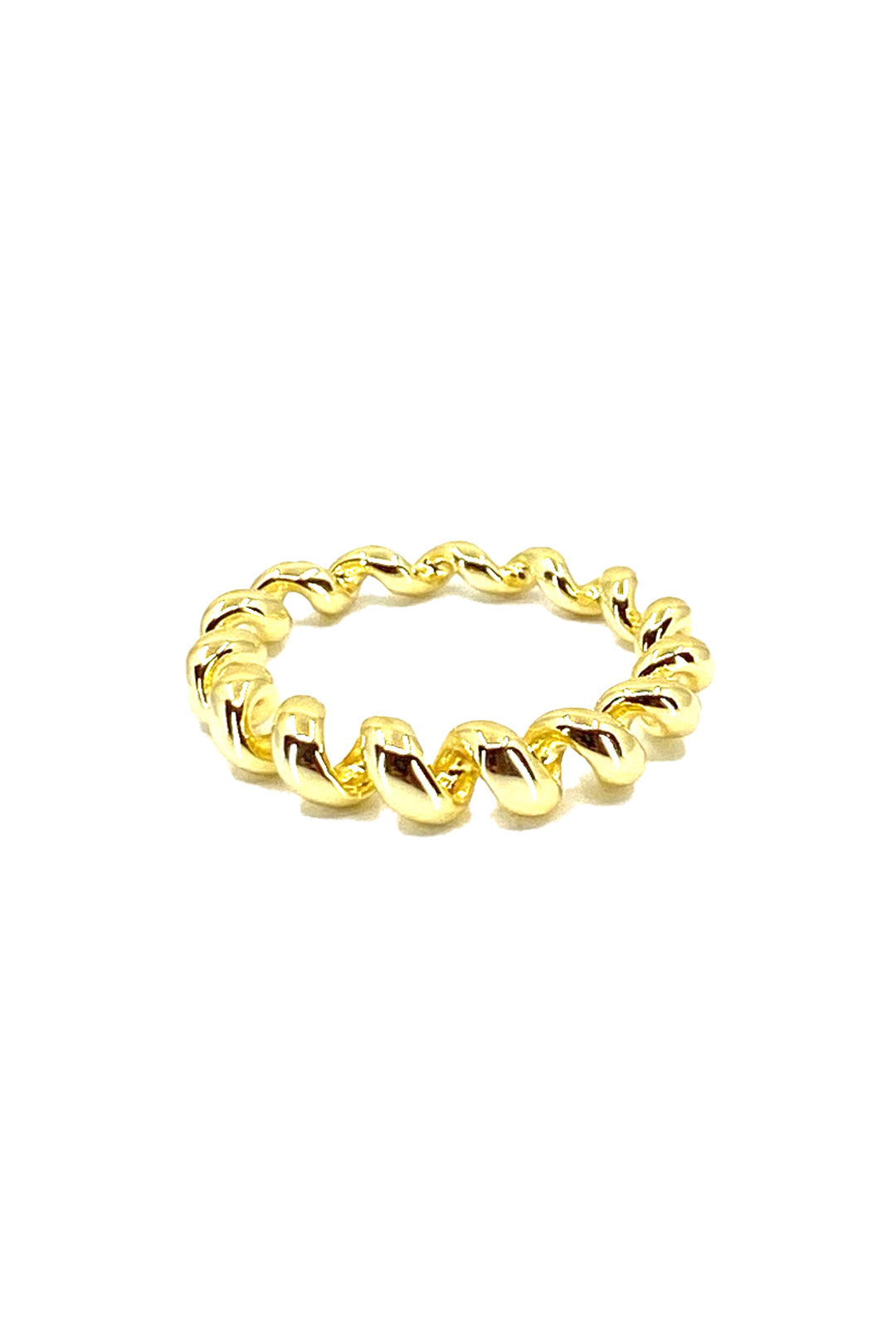 Taşsız Spiral Süzme Gümüş Yüzük