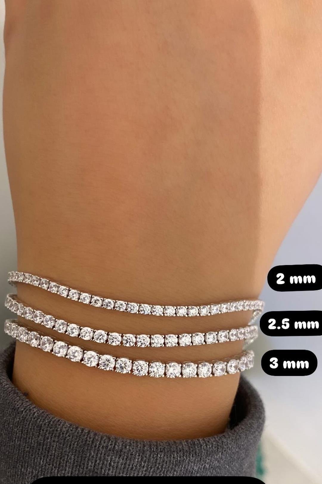 Beyaz Suyolu Bileklik 2.5 Mm