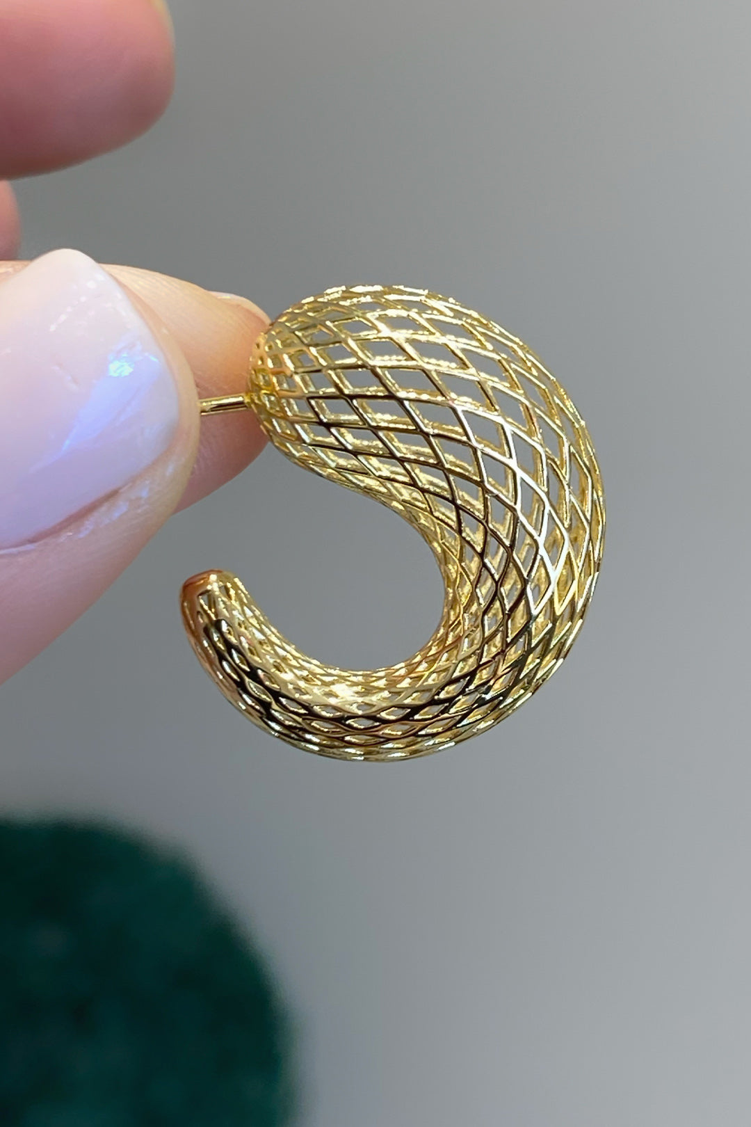 J Kafes Gümüş Küpe