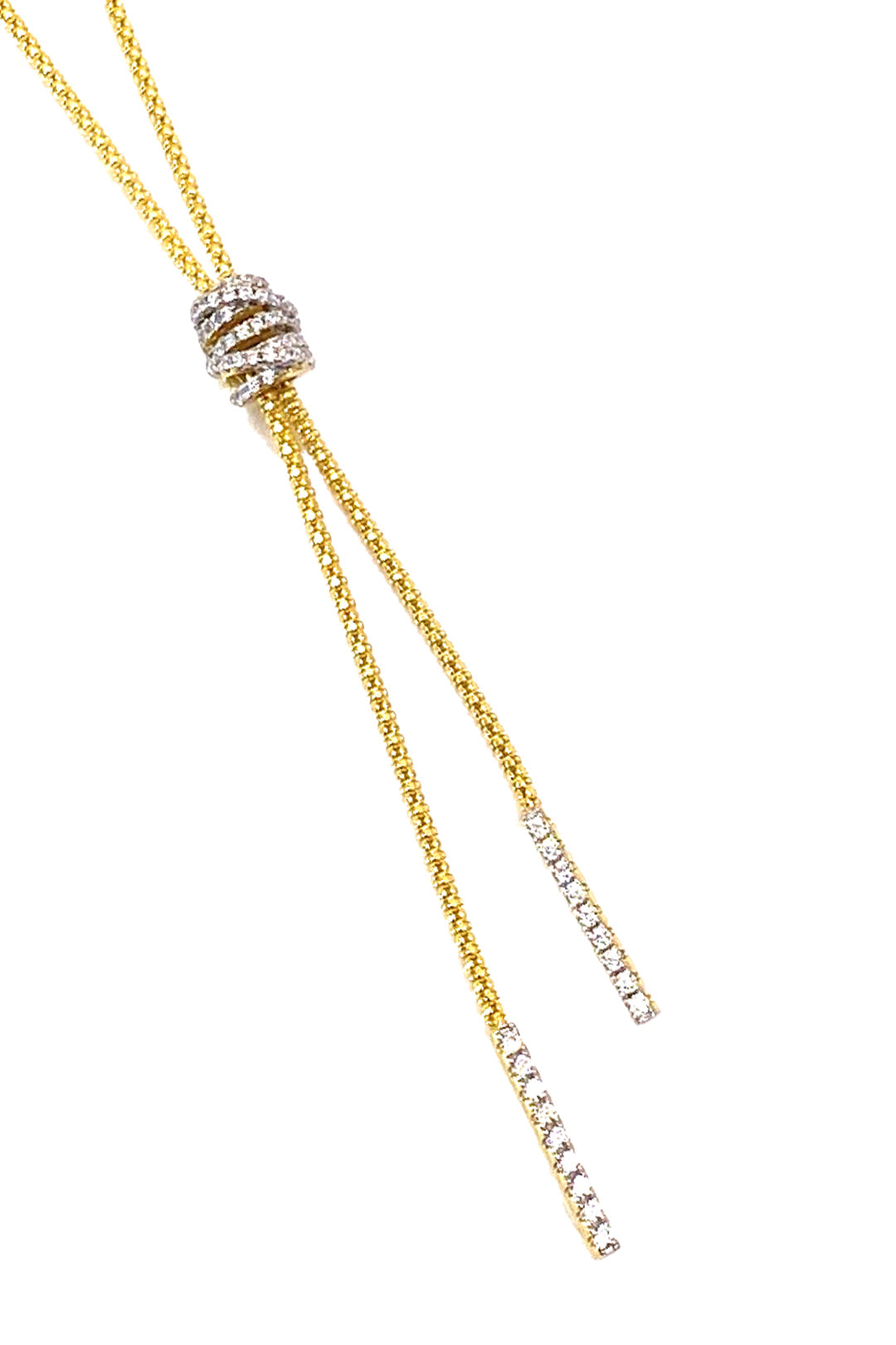 Ucu Çubuk Detay Mix Yılan Zincir Gümüş Y Kolye