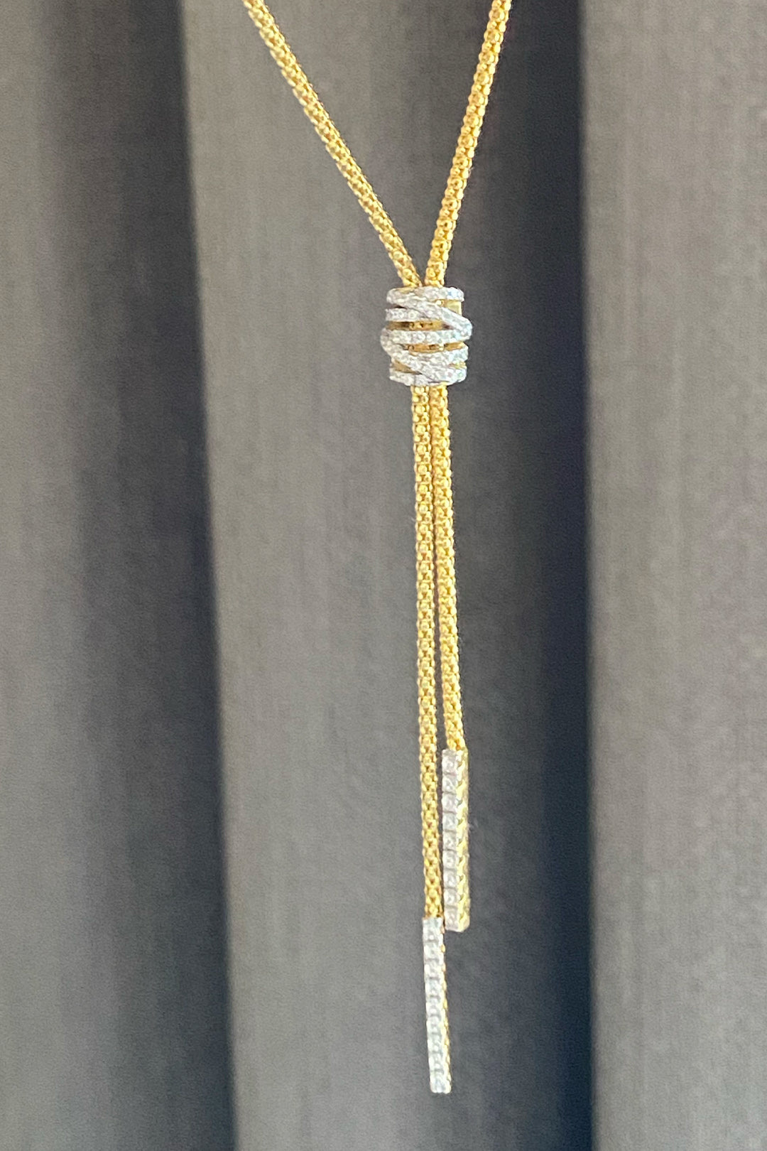 Ucu Çubuk Detay Mix Yılan Zincir Gümüş Y Kolye