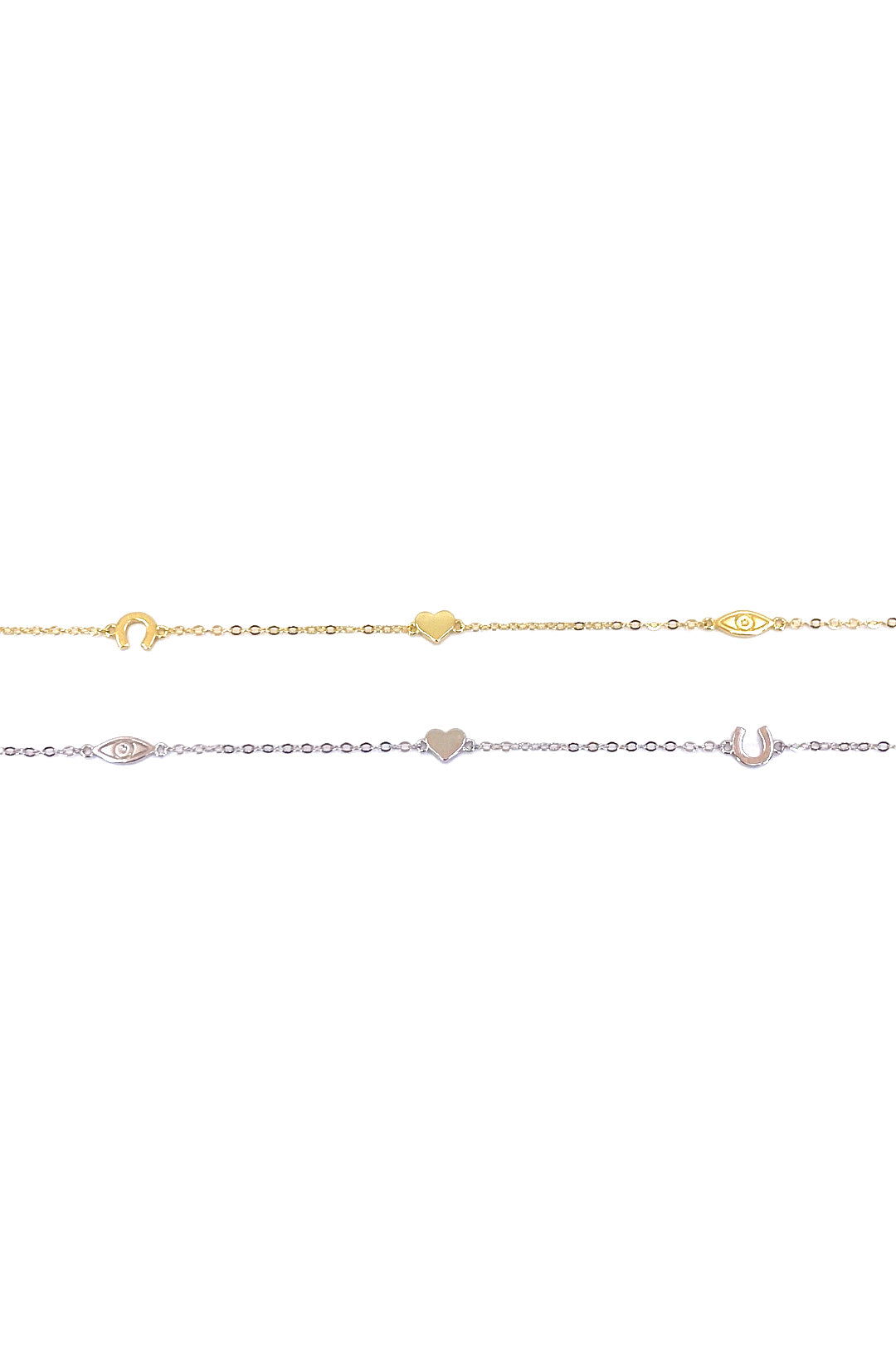 Nal Kalp Ve Göz Gümüş Halhal