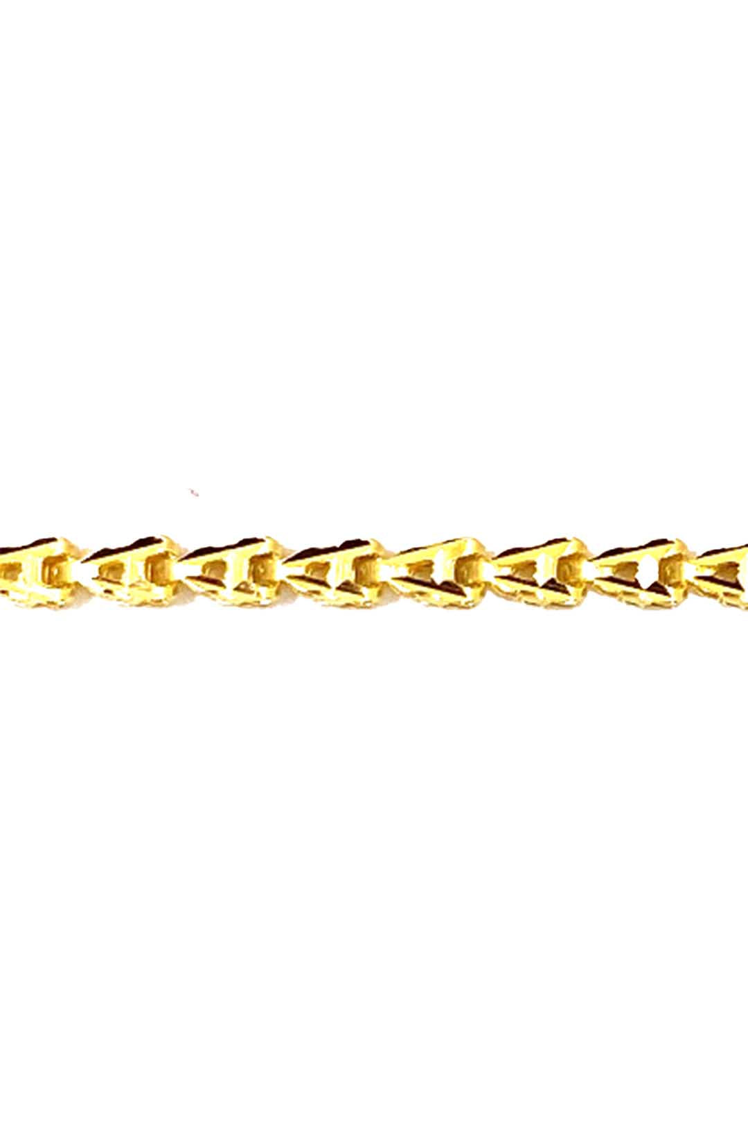 A Gümüş Zincir Kolye 45 cm