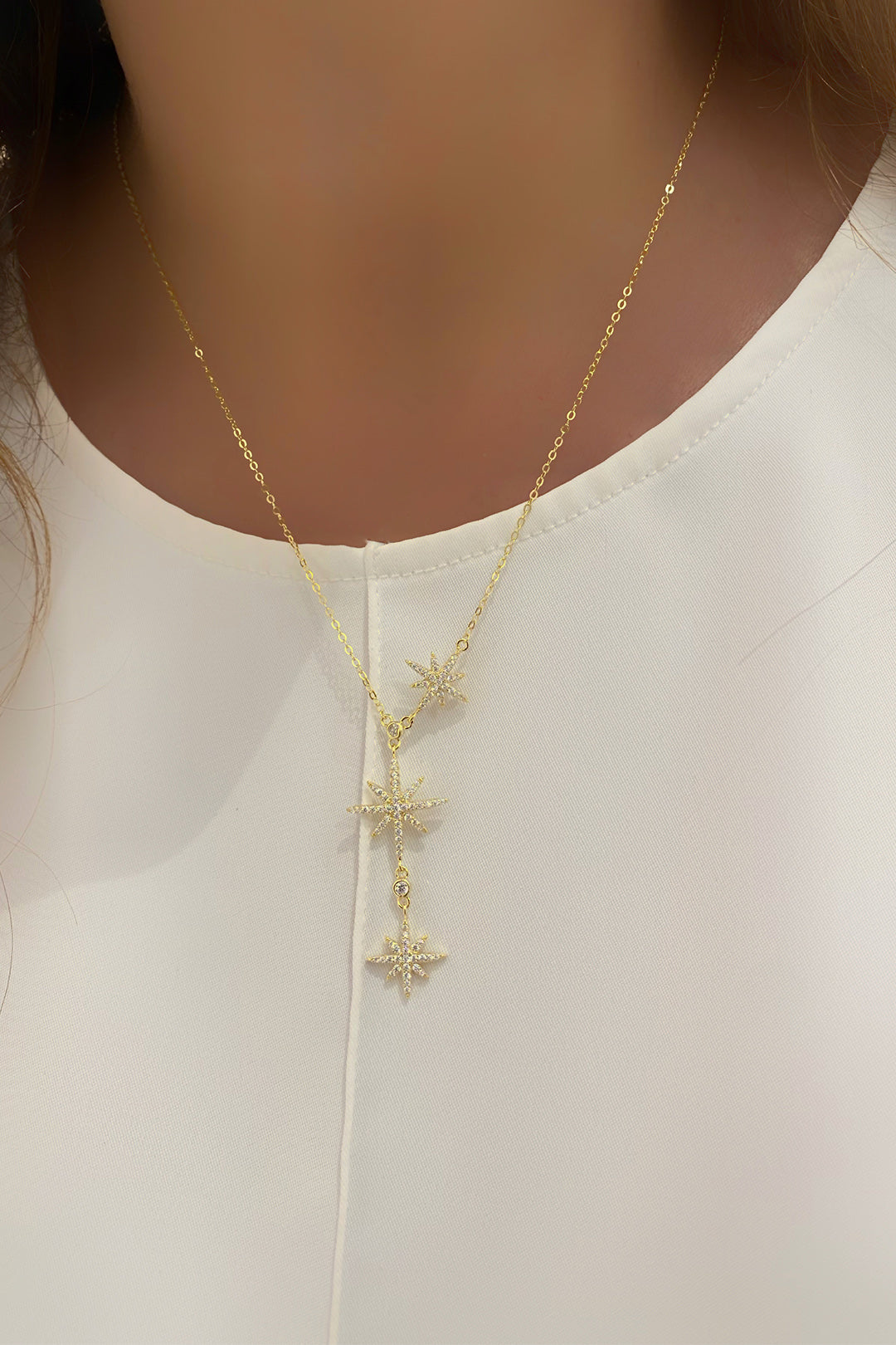 Maxi Üç Kuzeyyıldızı Ve Tohum Y Gümüş Kolye