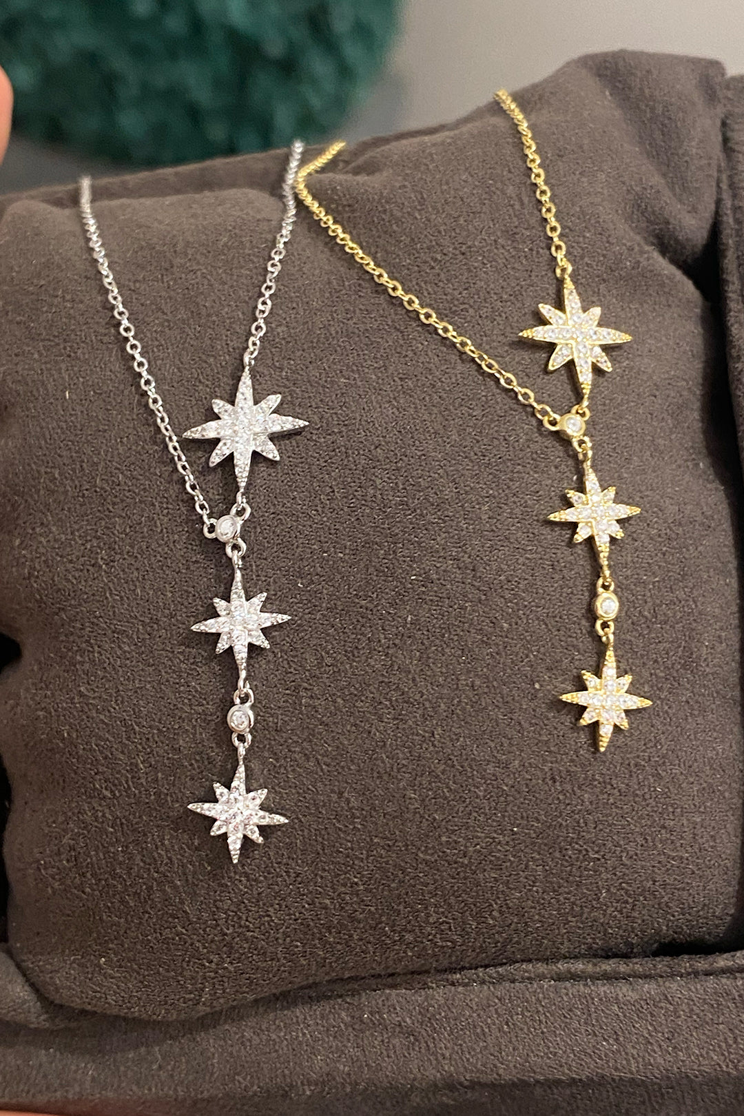 Midi Üç Kuzeyyıldızı Ve Tohum Y Gümüş Kolye