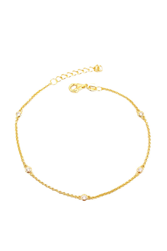 Mini Beş Tohum Gümüş Bileklik