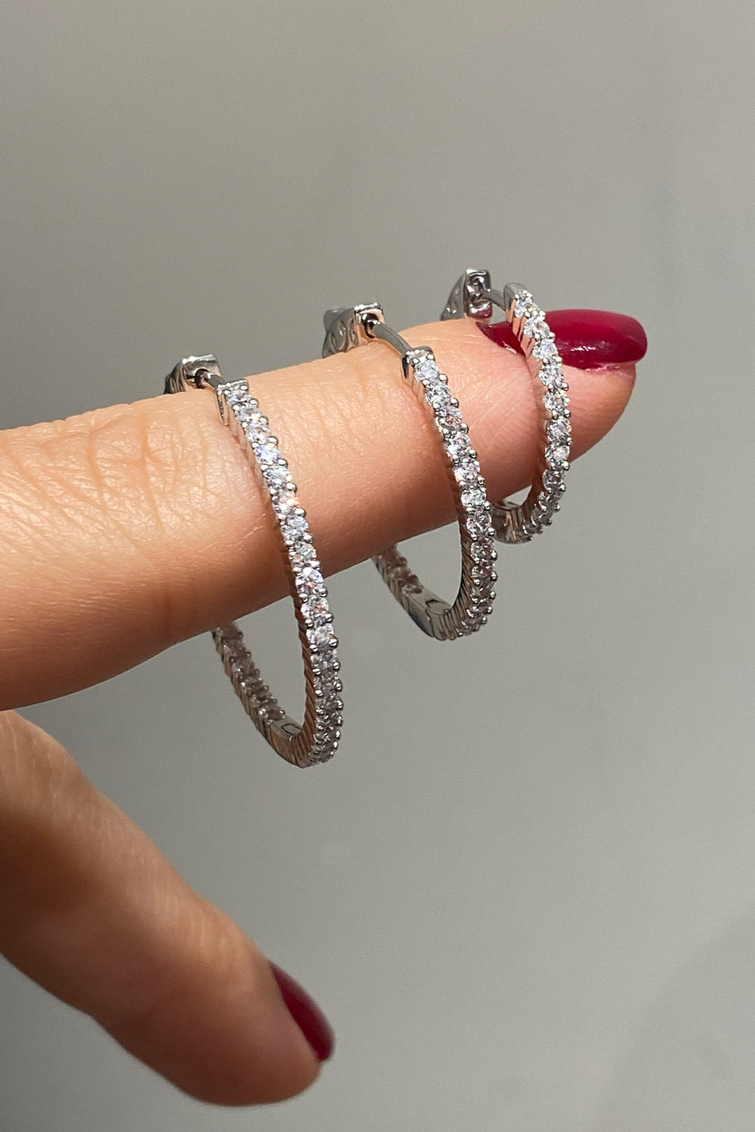 Suyolu Halka Küpe 2.5 Cm