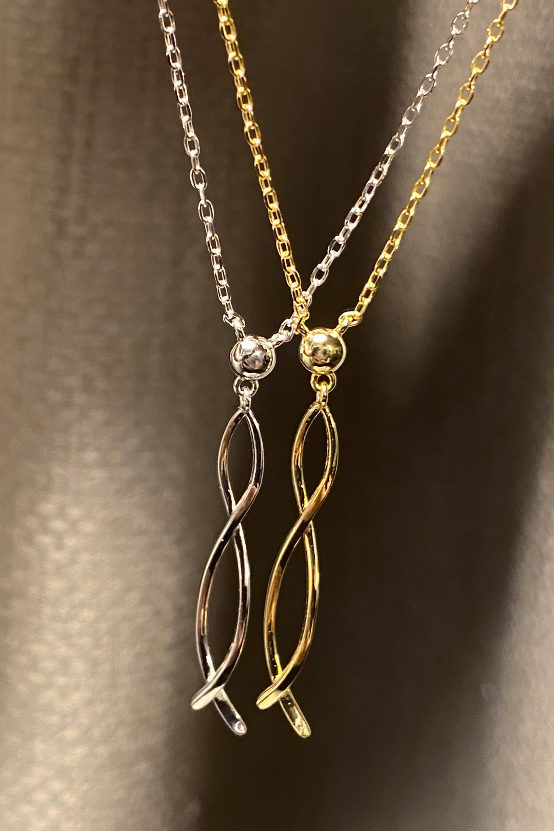 Taşsız İnce Lades Gümüş Kolye