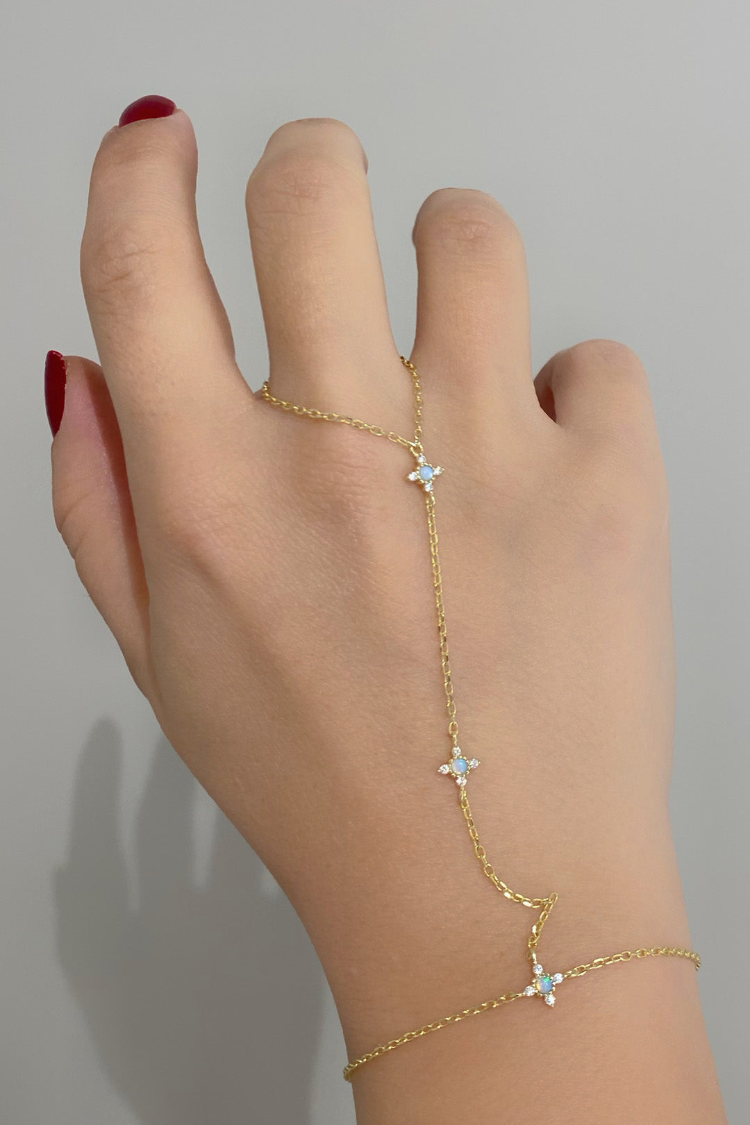 Opal Taşlı Dümen Gümüş Şahmeran