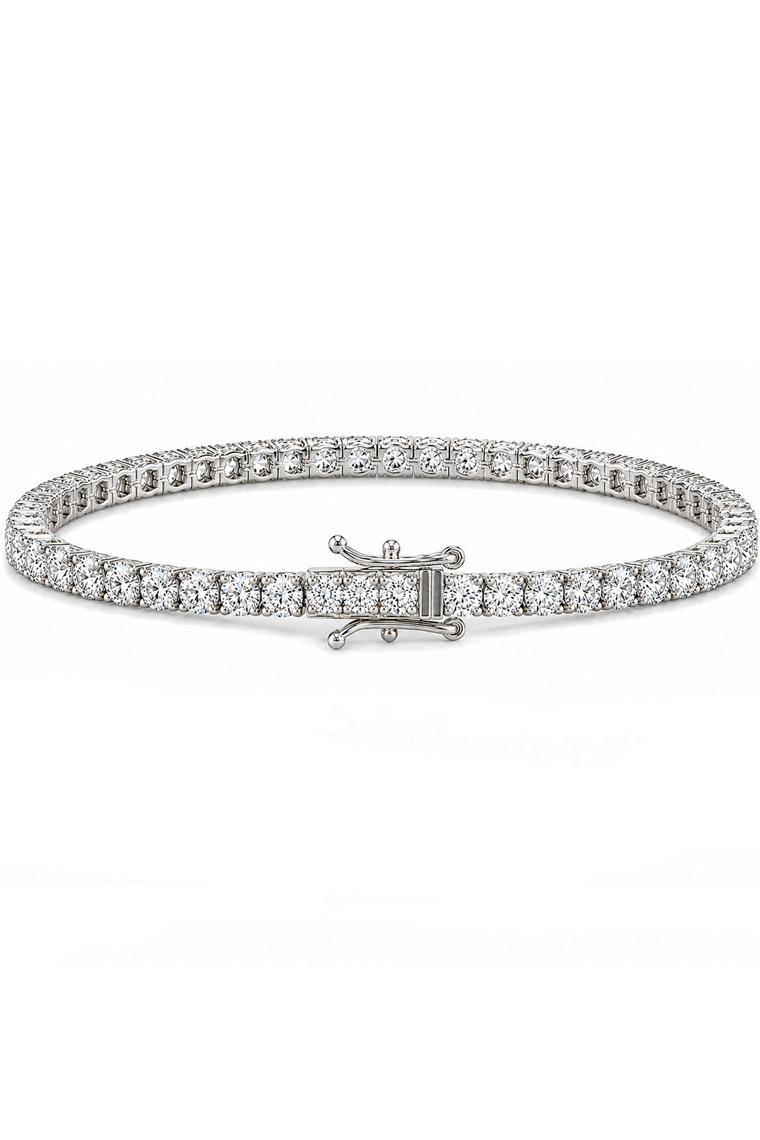 Moissanite Suyolu Gümüş Bileklik