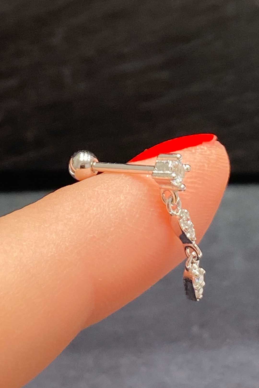 Gümüş Piercing 186