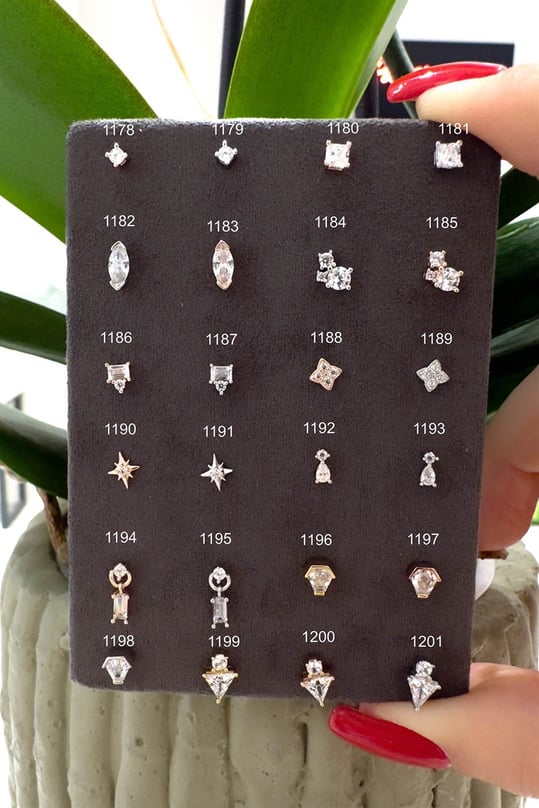 Gümüş Piercing 68