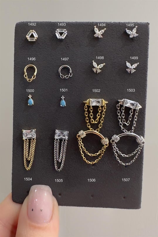 Gümüş Piercing 85