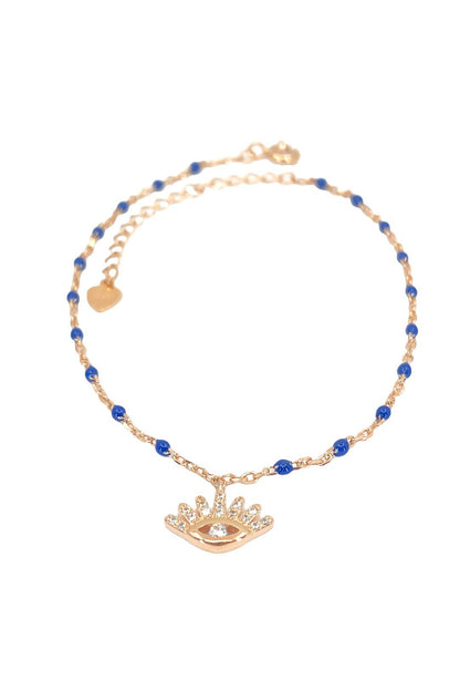 Lacivert Mineli Halhal Göz