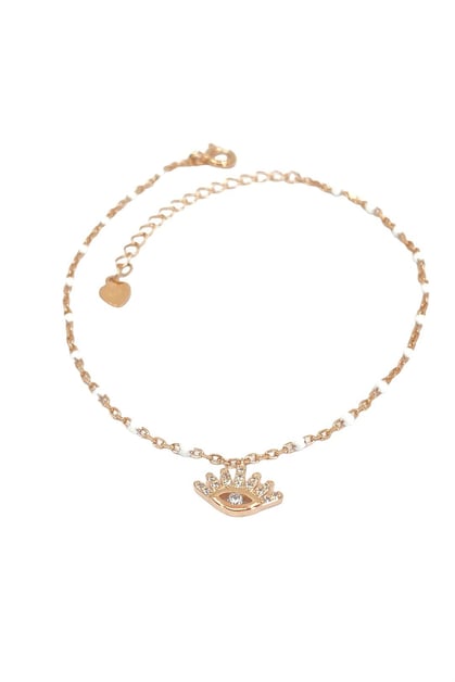 Beyaz Mineli Halhal Göz