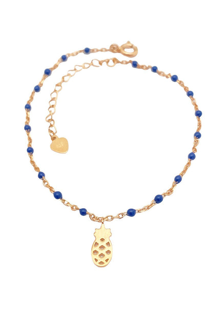 Lacivert Mineli Halhal Ananas