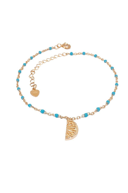 Turkuaz Mineli Halhal Lime