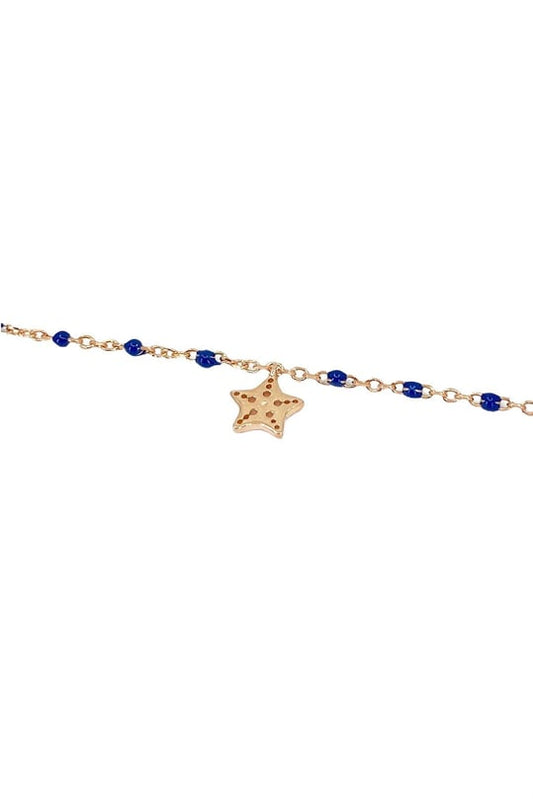 Lacivert Mineli Halhal Yıldız