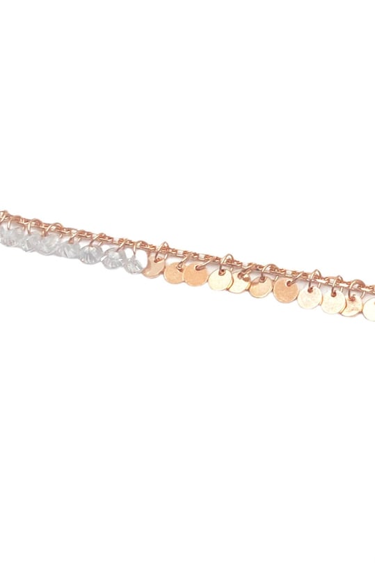 Beyaz Ve Pul Sık Halhal