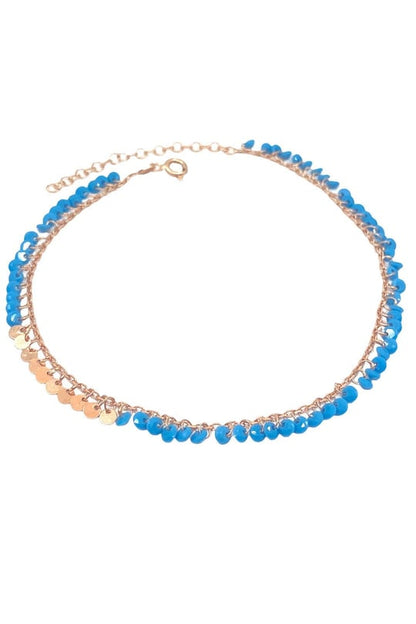 Turkuaz Ve Pul Sık Halhal