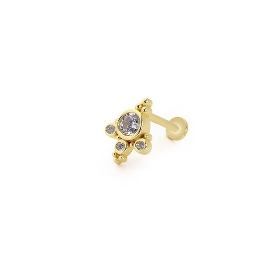 İsabella Tragus 14 Ayar Altın Piercing