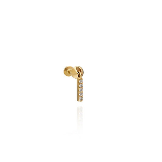 Stick Tragus 0.70 Cm 14 Ayar Altın Piercing