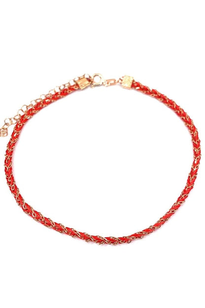 İpek İp Halhal Kırmızı