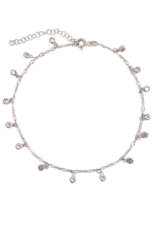 Tohum Sallantılı Mini Geo Gümüş Halhal