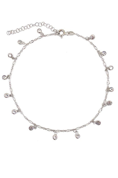 Tohum Sallantılı Mini Geo Gümüş Halhal