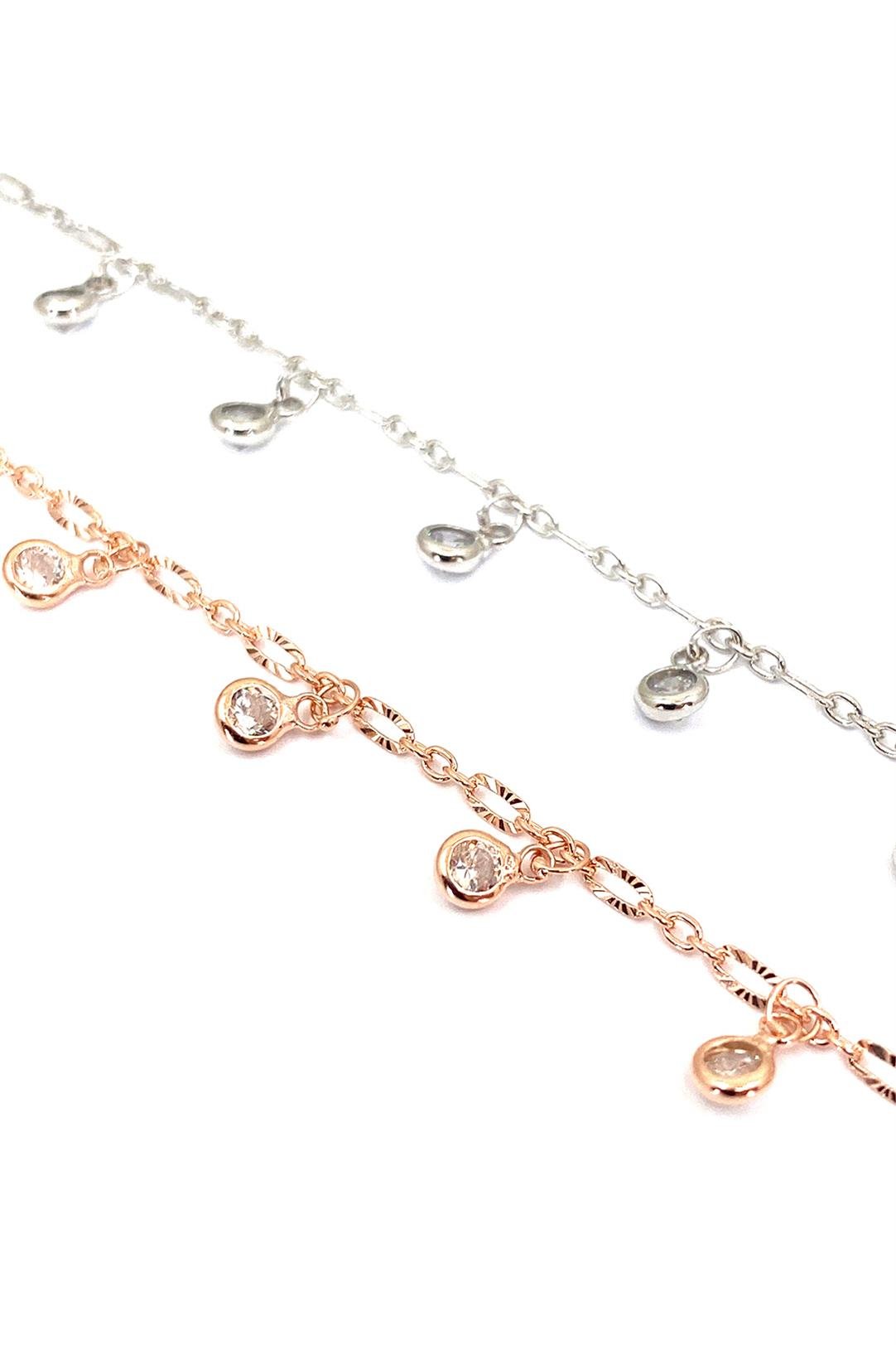 Tohum Sallantılı Mini Geo Gümüş Halhal