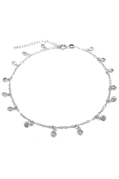 Tohum Sallantılı Mini Geo Gümüş Halhal