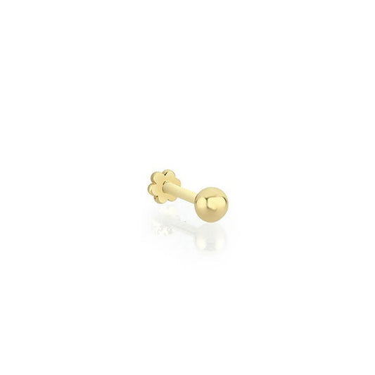 5 Mm Taşsız Top 14 Ayar Altın Piercing