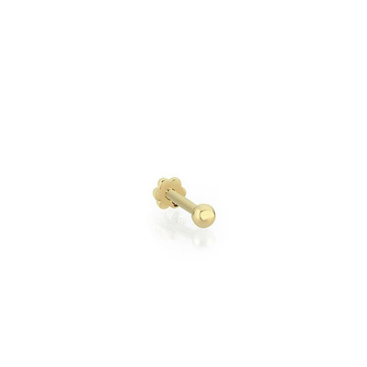 3 Mm Taşsız Top 14 Ayar Altın Piercing