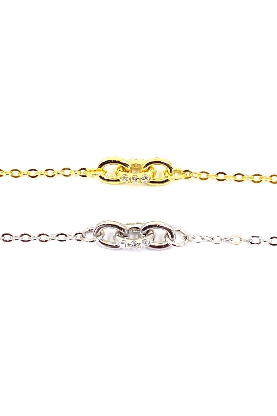 Aralıklı Mini Geo Detaylı Gümüş Halhal