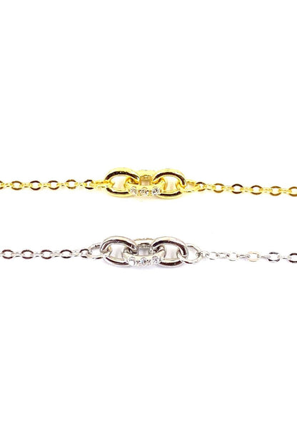 Aralıklı Mini Geo Detaylı Gümüş Halhal