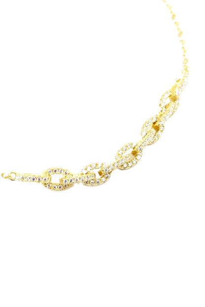 Taşlı Mini Geo Detay Gümüş Halhal