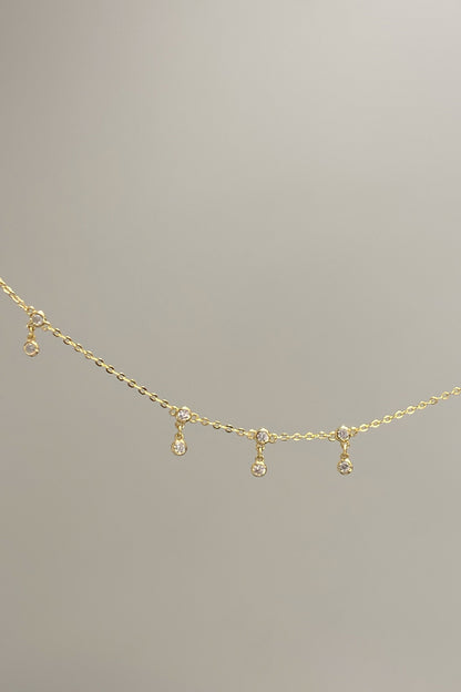 Mini Çok Tohum Sallantılı Gümüş Halhal