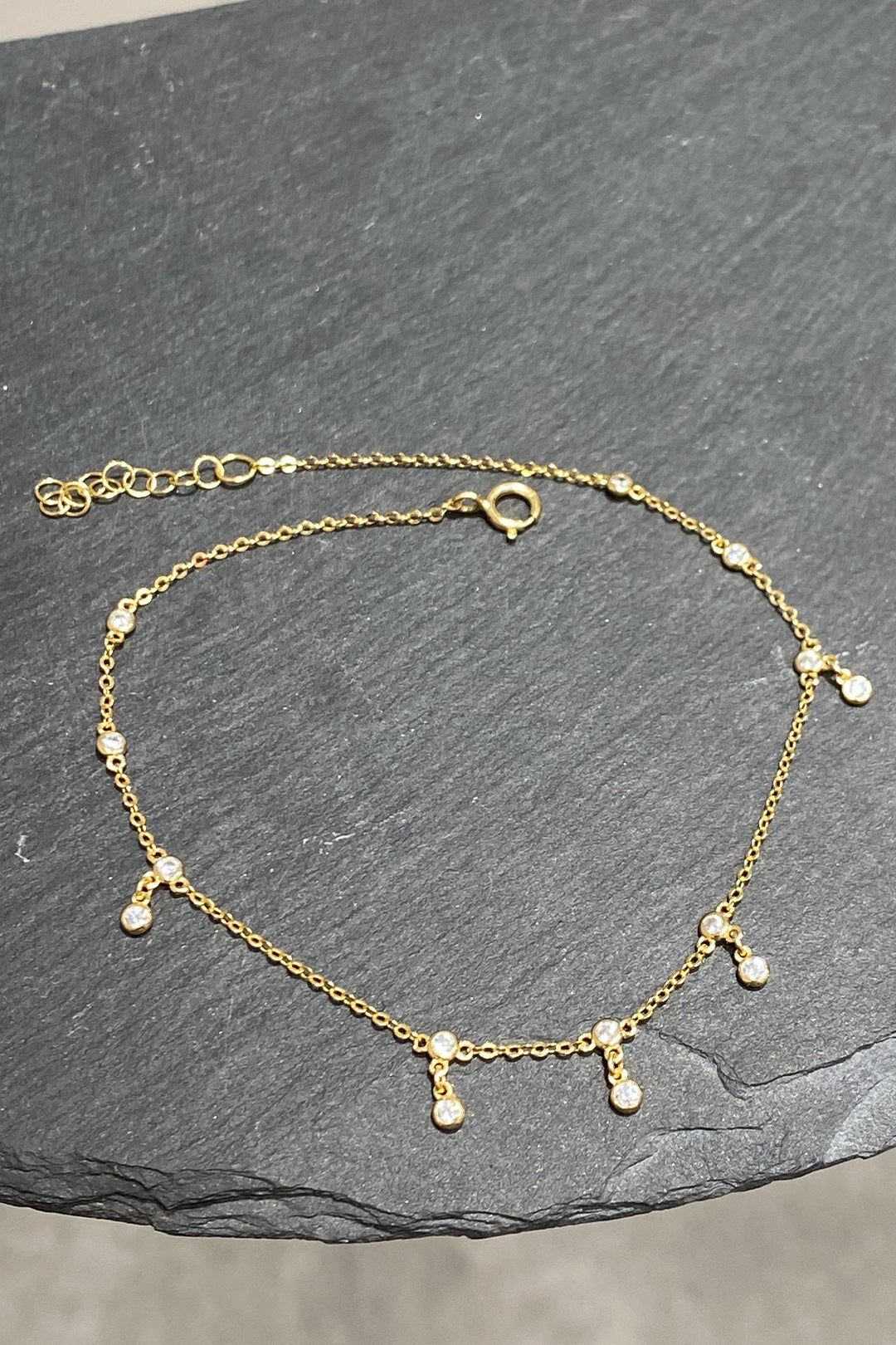 Mini Çok Tohum Sallantılı Gümüş Halhal