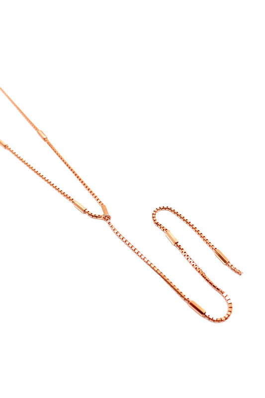 Dövme Zincir Gümüş Y Kolye