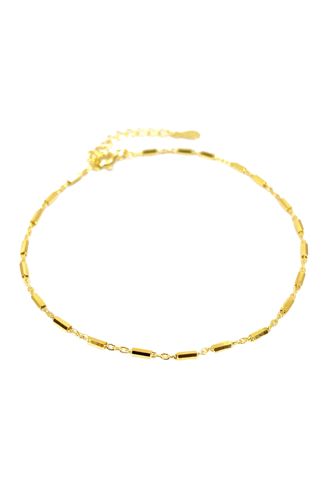 Köşeli Taşsız Sosis İnce Gümüş Bileklik