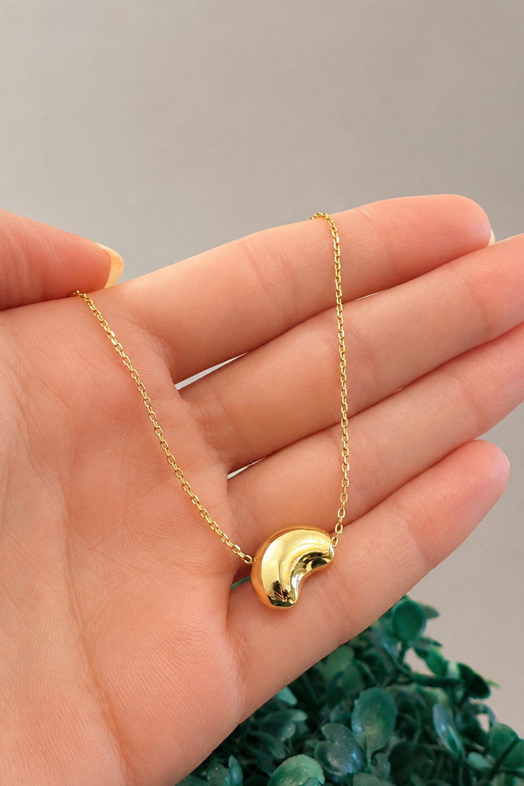 Taşsız Mini Bagem Gümüş Kolye