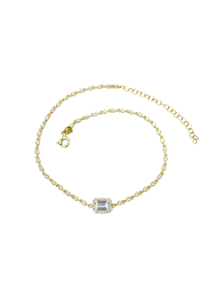 Baget Ve Mini Tohum Zincir Gümüş Halhal